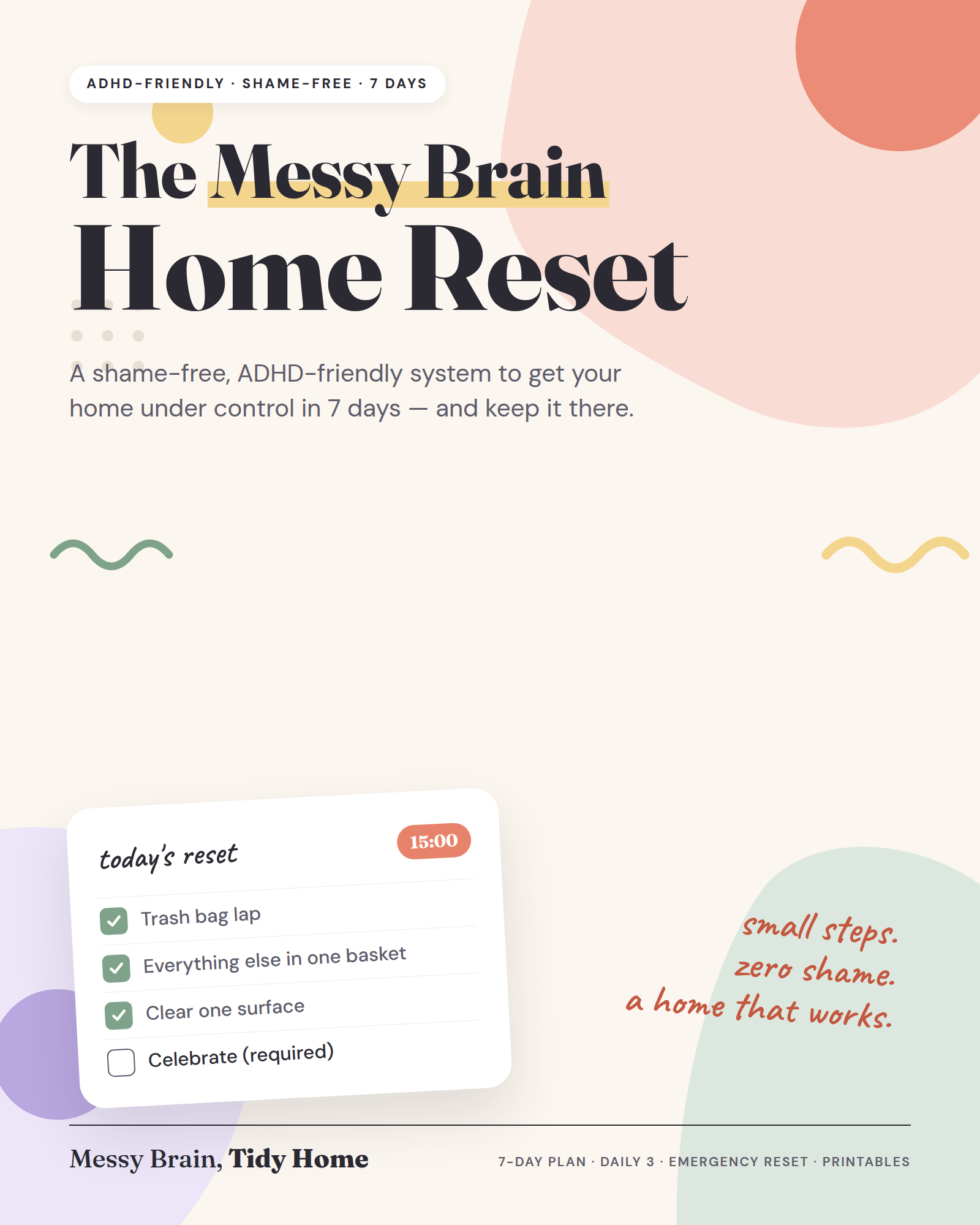 The Messy Brain Home Reset ebook